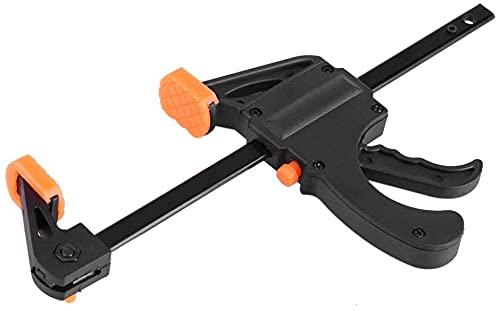 4 Pcs F Clamp Clip Bar Grip Quick Ratchet Release Squeeze Clamps Tools for Woodworking Set
