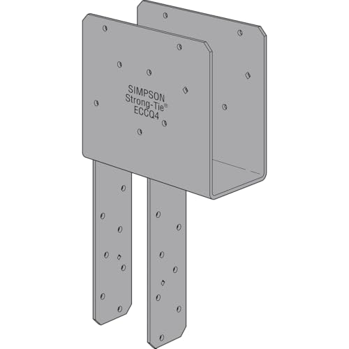 Simpson Strong-Tie ECCQ44SDS2.5 ECCQ End Column Cap for 4X Beam, 4X Post, with Strong-Drive SDS Screws