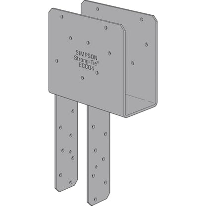 Simpson Strong-Tie ECCQ44SDS2.5 ECCQ End Column Cap for 4X Beam, 4X Post, with Strong-Drive SDS Screws