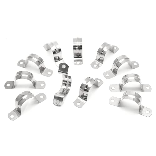 16Pcs 1-3/8 Inch Stainless Steel Conduit Clamps - size: 1-3/8" / 35mm