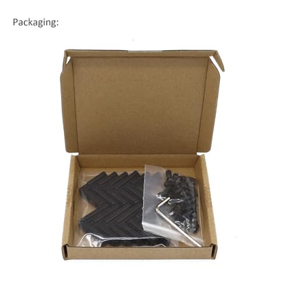 12Pcs Black 10 Series Aluminum Extrusion Profiles 1010 Series L-Shape Interior Corner Connector Joint Bracket with Screws for 10/10 1" x 1" 1 Inch x 1 Inch Extruded Aluminum Profiles - style: 12 set internal bracket with m5
