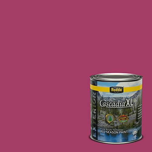 Rodda Paint CASCADIA XL Exterior Satin Paint & Primer in One, Quart, Bridesmaid - color: Bridesmaid, size: 32 Fl Oz (Pack of 1)
