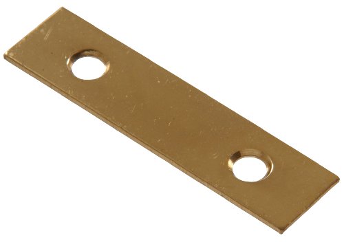Hardware Essentials 851505 Mending Plate Bright Brass 2" - 4 Pack