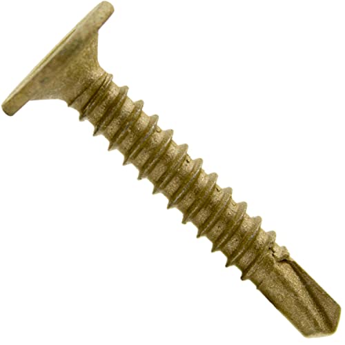 10-16 X 1-1/4" Wood to Metal - Self Tapping TEK Screw Star/TORX Drive - 1 Pound - 139 Screws - size: 1 LB