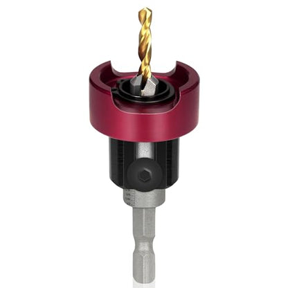 KEENTECH 3/8" x 5/32" Carbide Tipped Countersink Drill Bit with Depth Stop - size: 3/8" * 5/32"