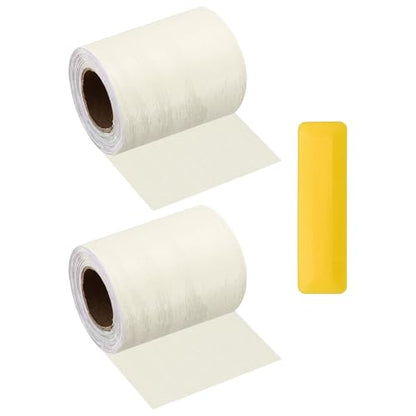 HARFINGTON Wood Grain Repair Tape 3" x16ft Self-Adhesive Repair Patch - color: Beige Wood, size: 3" x 16ft