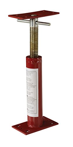 Vestil FJB-16 Basement Floor Jack 16 In. Maximum Height 9,738 Lb. Capacity Red