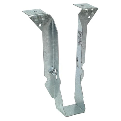 Simpson Strong-Tie JB28 Junior Bent Top-Flange Hanger - 1-9/16 in. x 7-1/4 in., 2x8 Joist Size, Heavy Duty 18-Gauge Construction, Zinc Galvanized Finish