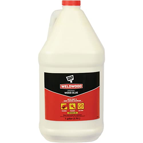 DAP Weldwood Original Wood Glue, Yellow, 1 gal (7079800498) - size: 128 Oz