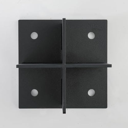 Heavy Duty 6x6 Concealed Post Base for Concrete, 5/16" Thick Steel