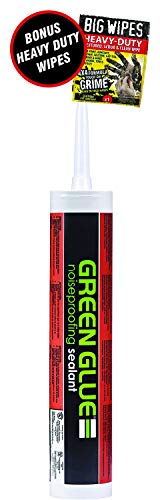 Acoustical Caulk (29 oz) 1 Tube with Clean up Wipe - size: 28 Oz