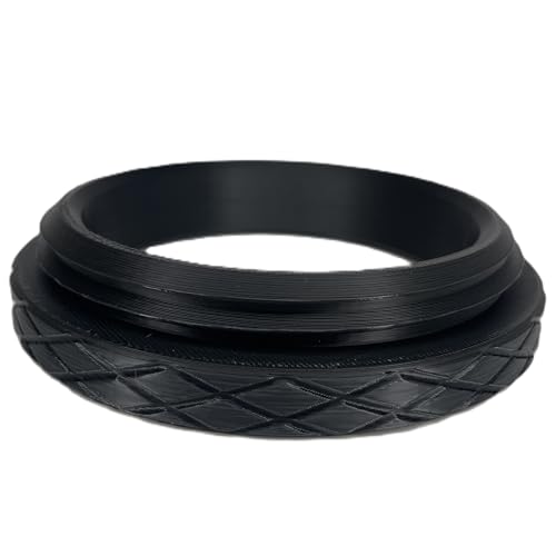 1.5" ID Plastic Threaded Ring Set for Bowls, Cups, Containers, Lids, Urns, Vessels, Woodturning Projects (1.5" ID 2.0" OD) - size: 1.5" ID 2.0" OD