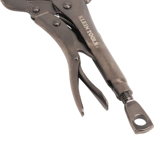 Klein Tools 38632 C-Clamp Locking Pliers with Standard Jaws, Intuitive Thumb Knob, Adjustable Clamp for Home, Shop, Woodworking, 11-Inch - style: 11-In Standard Jaw