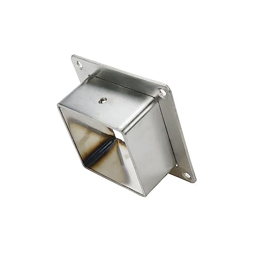 Wealrit 4 Pcs Square Post Bases,2" Stainless Steel Flange Anchor Bases - style: 4 pcs 2" Silver