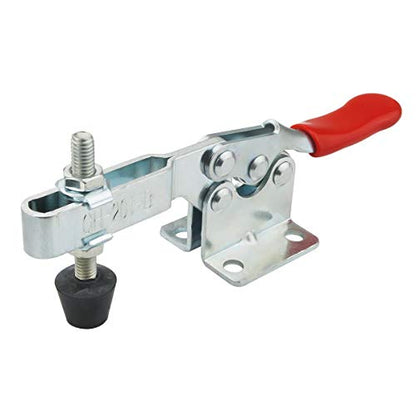 Toggle Clamp 4 Pack 201-B Style Quick Release Toggle Latch Hold Down Clamp Antiskid Red Horizontal Clamp 360Lbs Holding Capacity Quick Release Woodworking Tool - style: 201B, 4PK