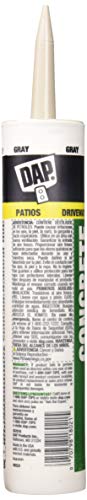 DAP Concrete and Mortar Filler and Sealant, Gray, 10.1 Oz (7079818096), (Pack of 12) - size: 10.1 Oz, Single (Pack of 6)