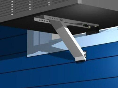 Window AC Support - Holds up to 160 lbs - Heavy Duty Single Arm Air Conditioner Bracket - Easy Install for Apartment Windows - Alpine Hardware - size: HEAVY DUTY-ONE ARM
