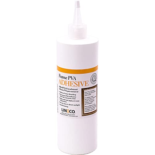 Lineco Frame PVA Adhesive, Acid Free, Dried Clear and Flexible, 16 oz - size: 16 oz