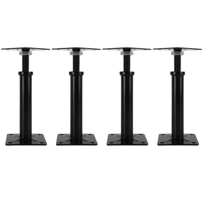 Adjustable House Floor Jacks for Leveling, Floor Support Stands Post Pole, Total 6173 lb Max Height Capacity, 7-3/4 in -12 in Height Range(4 Pack)