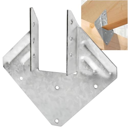 CNQLIS 30 Pcs 18-Gauge Hurricane Ties for Rafter, Galvanized for 2X Joists - size: 18-Gauge