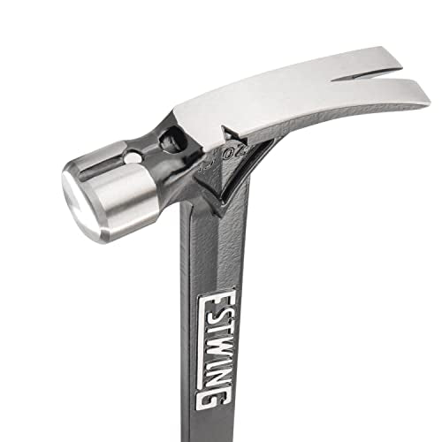 ESTWING Ultra Series Hammer, 15oz Smooth Face, Leather Grip, E15S - size: 15 oz (Ounces), style: Smooth Face (Standard Handle)