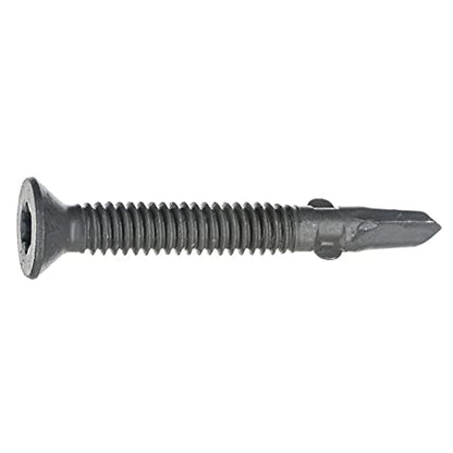 Star Drive Floorboard Screws with Wings, 1lb Box, Approx. 28 Pieces - 1/4" x 3-1/2" Metal Self-Tapping Screws, Heat, Abrasion, & Corrosion Resistant Screws for Flooring, Construction - size: 1 LB 1/4" x 3-1/2"