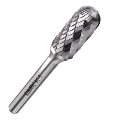 LU&MN SC-5 Tungsten Carbide Burr, 1/2" Head 1/4" Shank, 1 Pc - style: SC-5