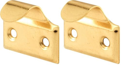 Prime-Line F 2540 Sash Lift, 1 in. Hole Centers, Steel, Brass Finish (4 Pack) - color: Brass, size: 2 Count (Pack of 2)
