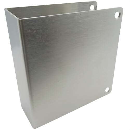 1-3/4" Stainless Steel Door Reinforcement Plate MP9492, 2 Pack