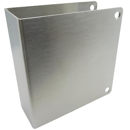 1-3/4" Stainless Steel Door Reinforcement Plate MP9492, 2 Pack