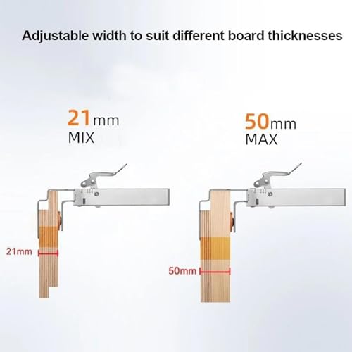 Drawer Front Installation Clamps, Adjustable Cabinet Face Mounting Clip Quick Release Drawer Fixing Clamp