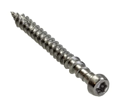 Simpson Strong-Tie DCU2C316 Deck-Drive DCU Composite Screw — #10 x 2 in. T20, Type 316 (70-Qty)