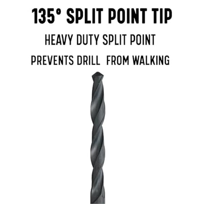 Drill America - DWDA/CX123/32 3/32" x 12" High Speed Steel Aircraft Extension Drill Bit, DWDA/C Series - size: 3/32", style: 12" Length