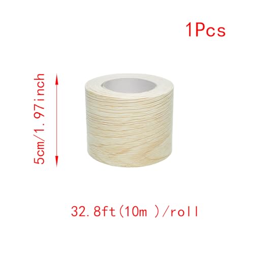 Lilaly 2 inches x 32 feet Wood Grain Repair Tape,Wood Grain Tape,Widely Used for Tables, Doors, Floor and DIY(White Maple) - color: White Maple