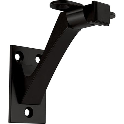 Franklin Brass Classic Edge 3 in. (76 mm) Handrail Bracket in Matte Black (4-Pack), B47253D-FB-C - color: Matte Black