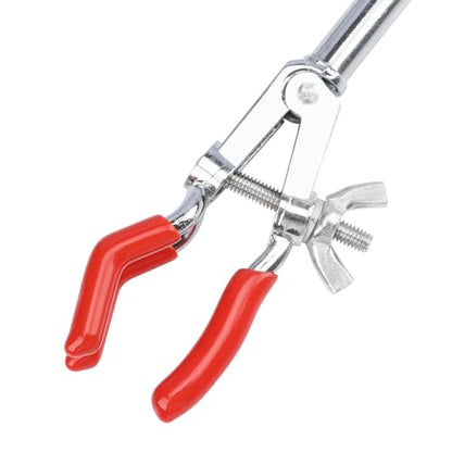 stonylab Small 3-Prong Adjustable Clamp, Sturdy Finger-Style Multipurpose Swivel Clamp for Laboratory Extension, Lab Accessory