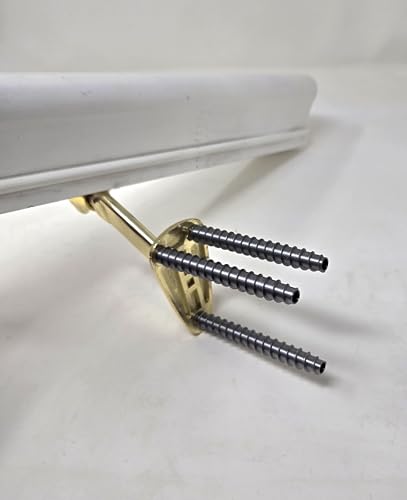 12-Pack #9 x 3 Permanent Stripped Door Hinge Screw Hole Repair Kit - size: 12 Pack