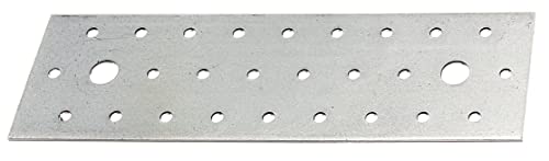 Alberts 331955 Perforated Plate Sendzimir-Galvanised 200 x 60 mm - size: 200 x 60 mm