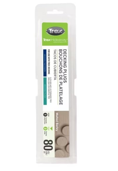 Trex Decking Plugs (80ct) (Malted Barley 80ct) - color: Malted Barley 80ct