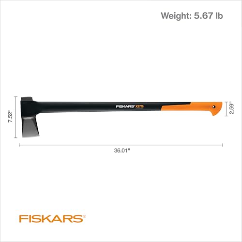 Fiskars X27 Super Splitting Axe 36", for Taller Users on Large Logs - style: 36" Splitting Axe