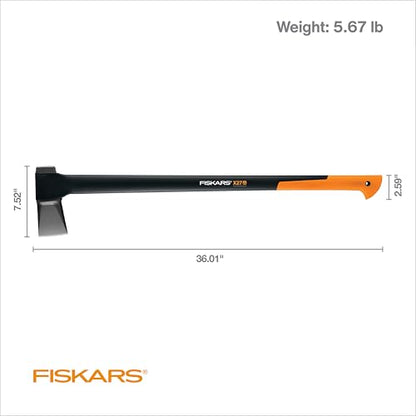 Fiskars X27 Super Splitting Axe 36", for Taller Users on Large Logs - style: 36" Splitting Axe