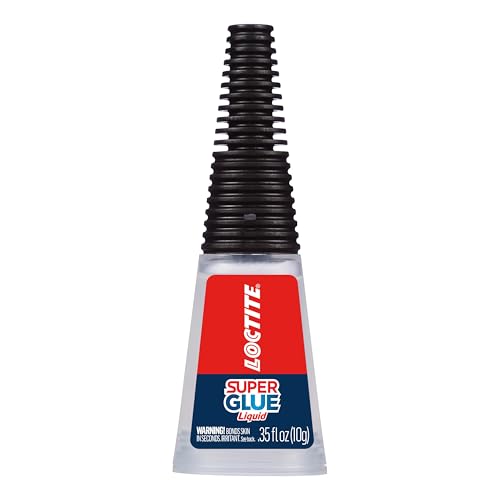 Loctite Super Glue Liquid Longneck Bottle, 10g Bottle (Pack of 6) Instant Adhesive for Plastic, Wood & Metal, Clear Superglue with Extra Long Precision Nozzle, Quick‑Dry Formula - size: 10g, style: 6 Pack