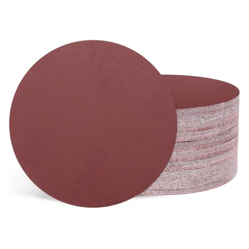 100Pcs Sanding Discs 1Inch 1000Grit Hook and Loop Sandpapers Red - size: 1 Inch(1000 Grit)