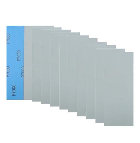 20Pcs 9 x 3.6 Inchs 7000 Grit Wet and Dry Handmade Universal Sanding Sheets, Suitable for Woodworking Furniture/Automobiles/Metal/Lacquer Polishing Sandpaper - style: 7000 Grit