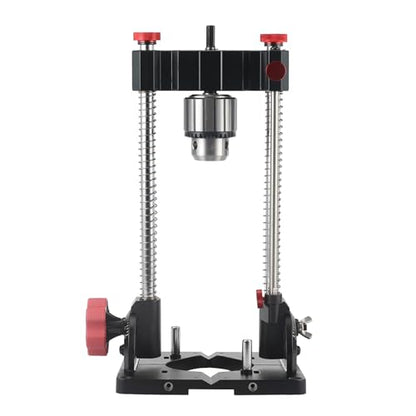 1348 Drill Guide, Heavy-Duty Portable Drill Press Jig, 1/2 in Keyed Chuck