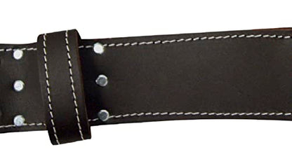 Mcguire-Nicholas 3/4"in Oil Tanned Leather Tool Work Belt For 29"-46" Waist - style: 29"-46" Leather Work Belt