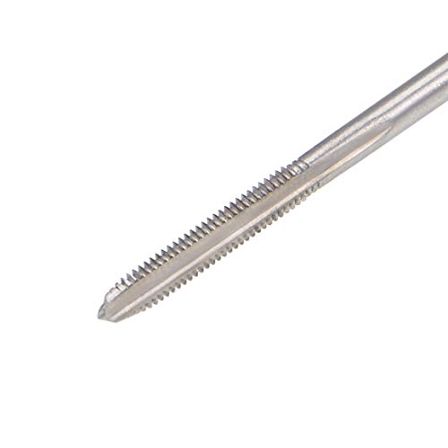 uxcell Metric Thread Tap M3 x 0.5 H2 89mm Extra Long Straight Flute Screw Thread Milling Machine Taps Threading Tapping Repair Tool - size: M3 x 0.5 x 89mm