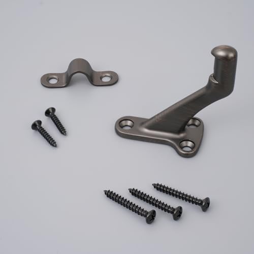 Hardware,3 Pack,3" Heavy Duty handrail Bracket Oil Rubbed Bronze,Stair Railing Bracket DIY Easy Installation Hardware - color: Oil Rubbed Bronze