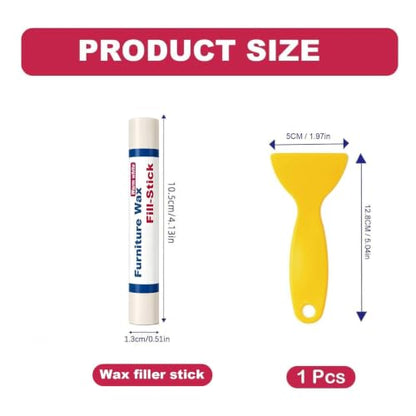 Kenbry Wood Filler Stick Warm White, Wax Fill Stick for Wood Repair