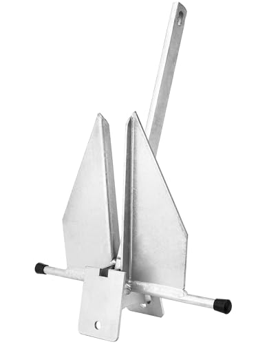 Young Marine Boat Anchor Fluke Anchor 8 LB 10 LB 13 lb for Different Size Boats Pontoon, Deck, Fishing, and Sail - size: 10lb for boats 16-26ft